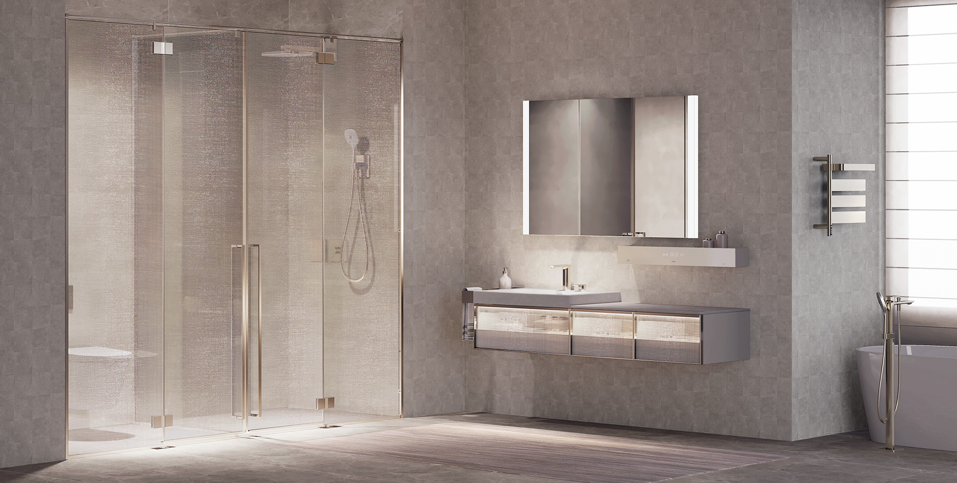 Luxury bathroom fixtures by FAMUAE
