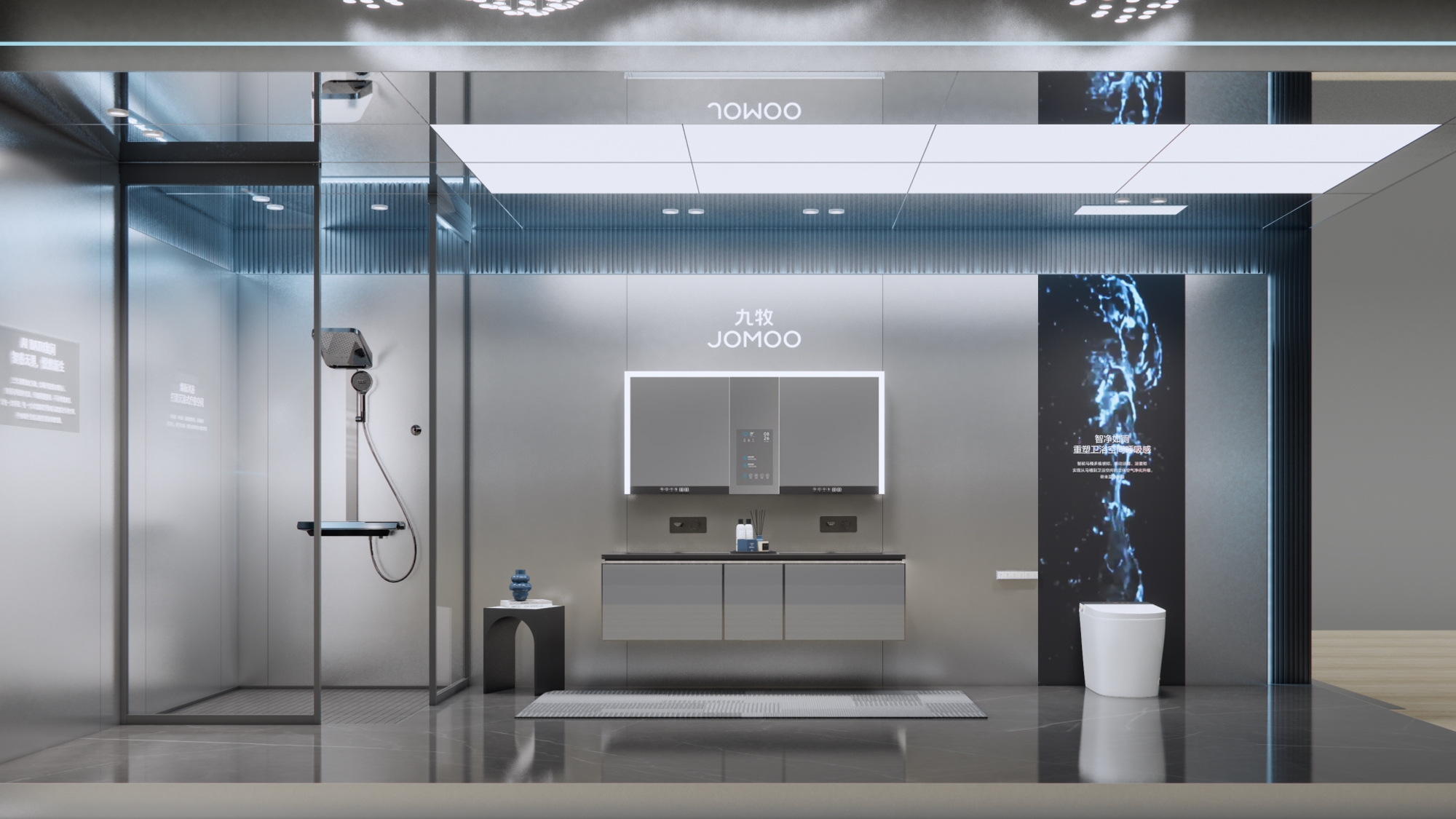 Modern bathroom design with premium fixtures by FAMUAE